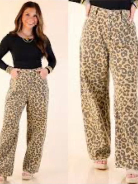 Bar III Denim - Bar III Cheetah Print Cargo Jeans